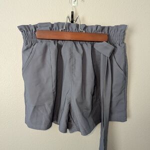 Grace Karin High Waist Gray Women's Shorts